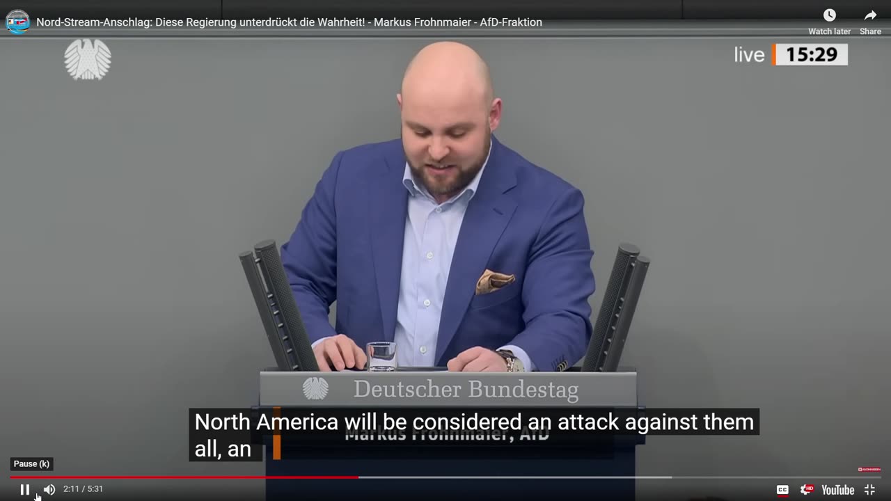 German Party Leader: The German People Have a Right to Know who Attacked Us