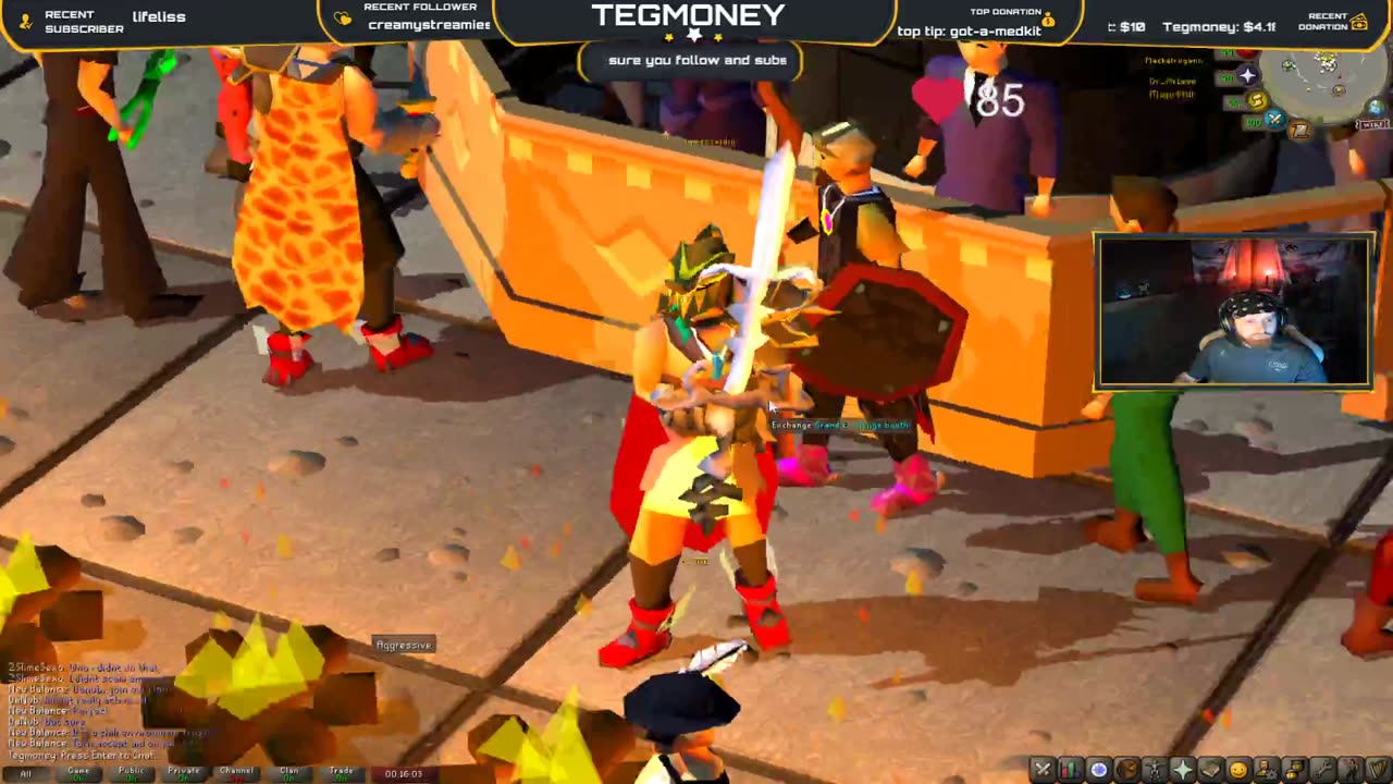 Gaming Old School Runescape! Vorkie kills
