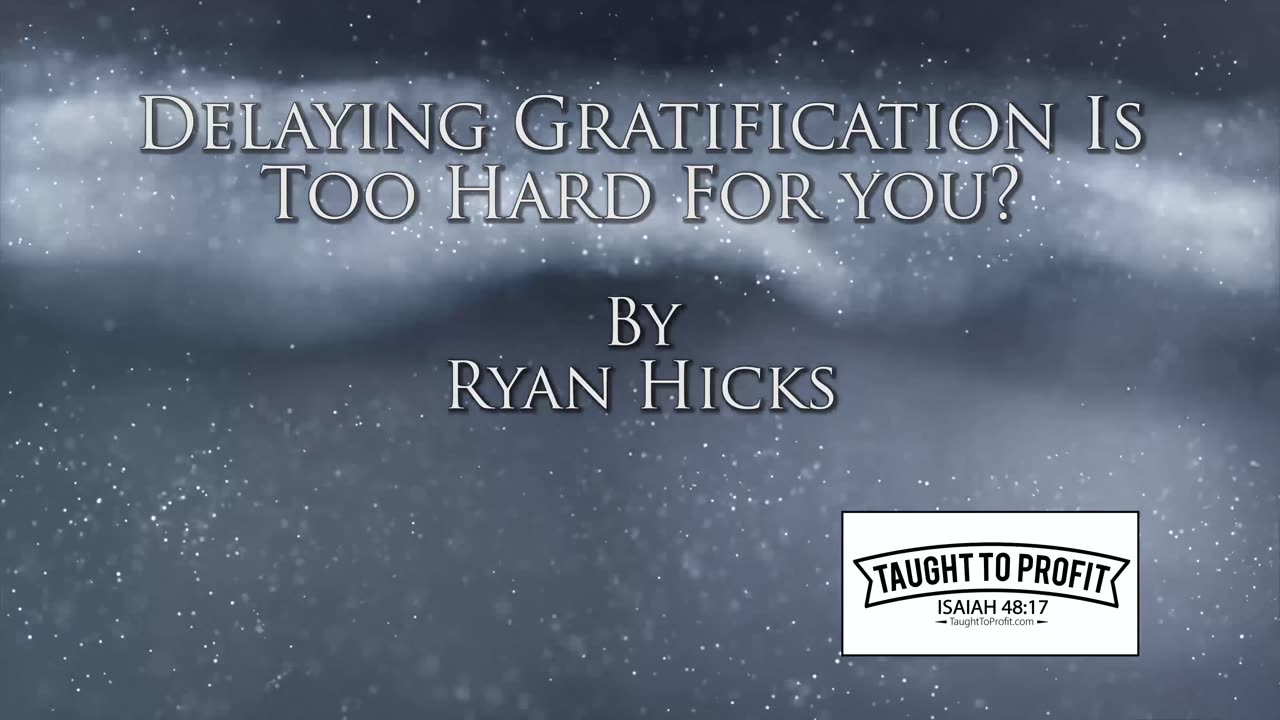 Delaying Gratification Is Too Hard For You?Try This Instead!