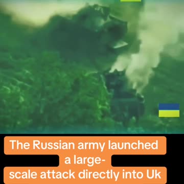 The Russian army launched a large-scale attack directly into Ukraine's stronghold
