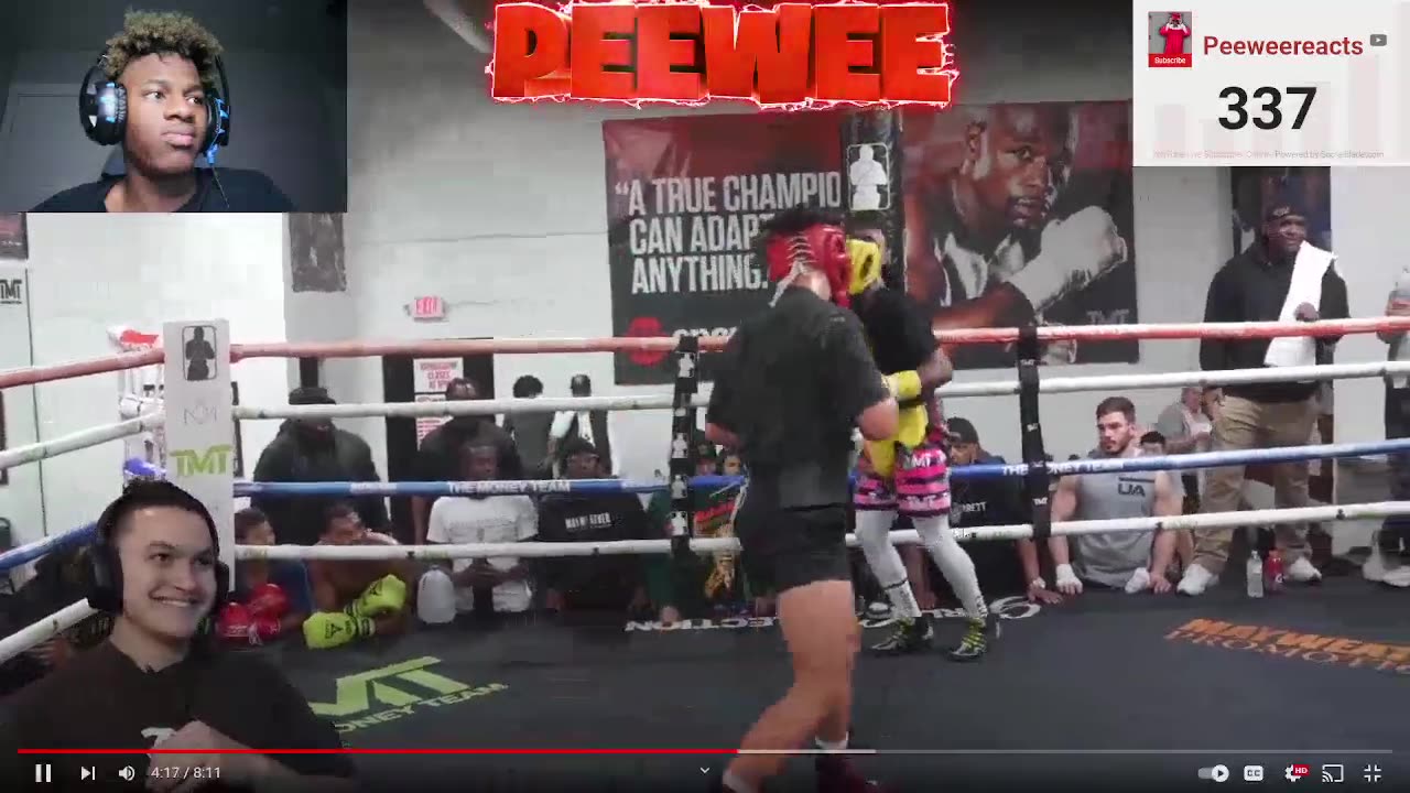 Peewee Reacts Jarvis Vs Floyd Mayweather!