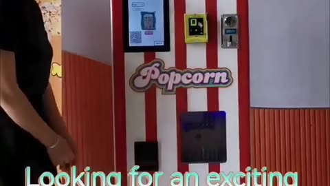 popcorn vending machine# pop n go popcorn vending machine# Hot Food Popcorn Vending Machine