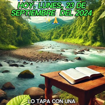 🙏✨Evangelio de HOY. Lunes, 23 de Septiembre del 2024 ✨🙏