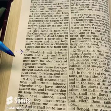 chosen ones daily scripture jeremiah 33_6 health abundance of peace and security