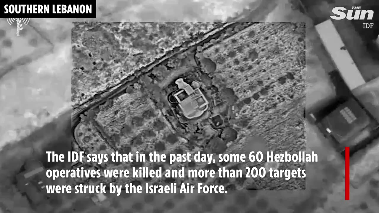 Israeli Forces Target 60 Hezbollah Sites Amid Ongoing Conflict