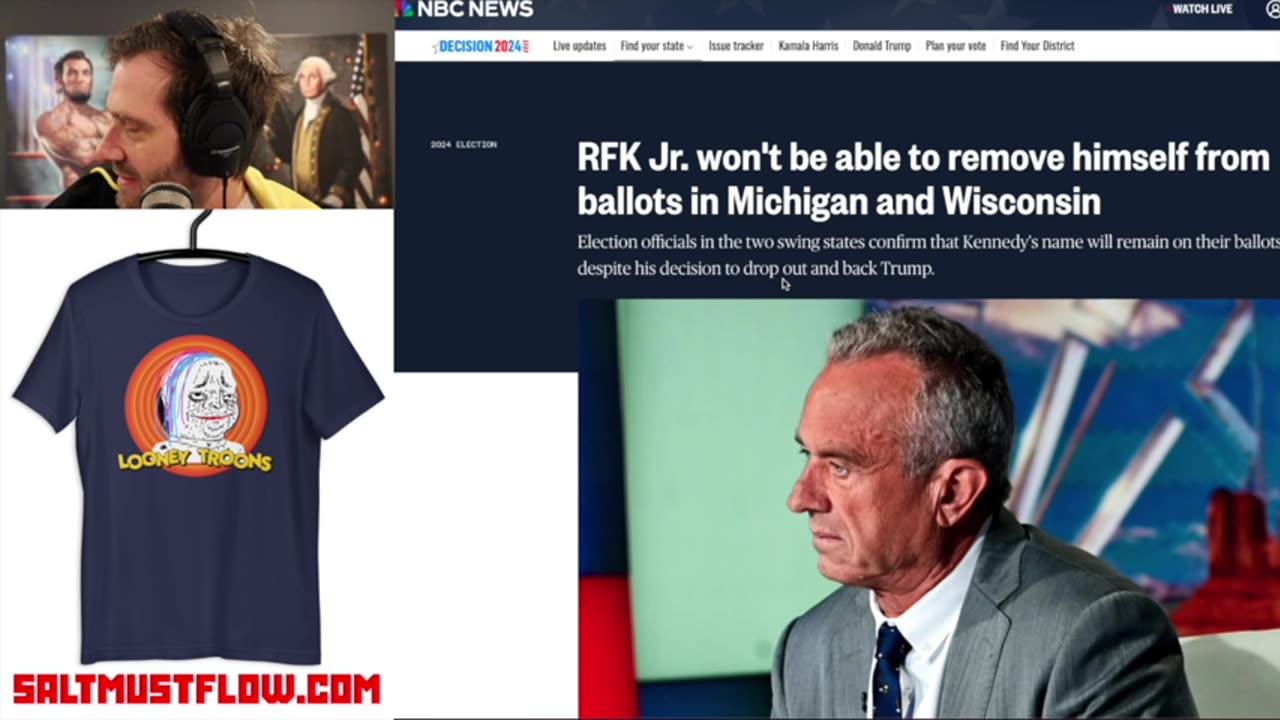 Democrats Sue To Keep RFK ON the Ballot in Swing States