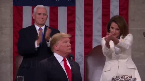 Chameleon Nancy Pelosi Claps On Trump