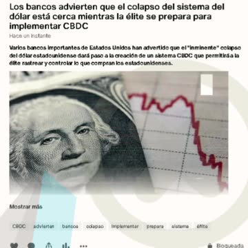 Los bancos advierten que el colapso del sistema del dólar