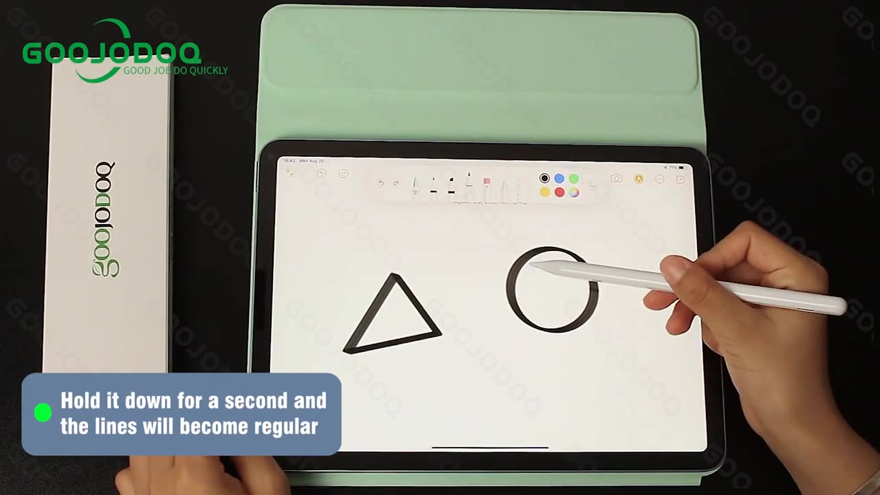 For iPad Pencil 2024 Air 6 M2 Pro M4 Stylus Pen with Palm Rejection