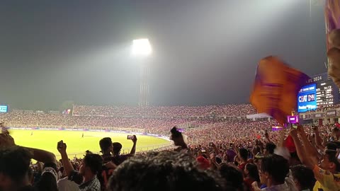 Cricket Match In Eden Gardens