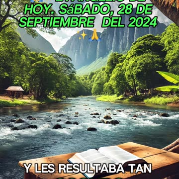 🙏✨Evangelio de HOY. Sábado, 28 de Septiembre del 2024 ✨🙏