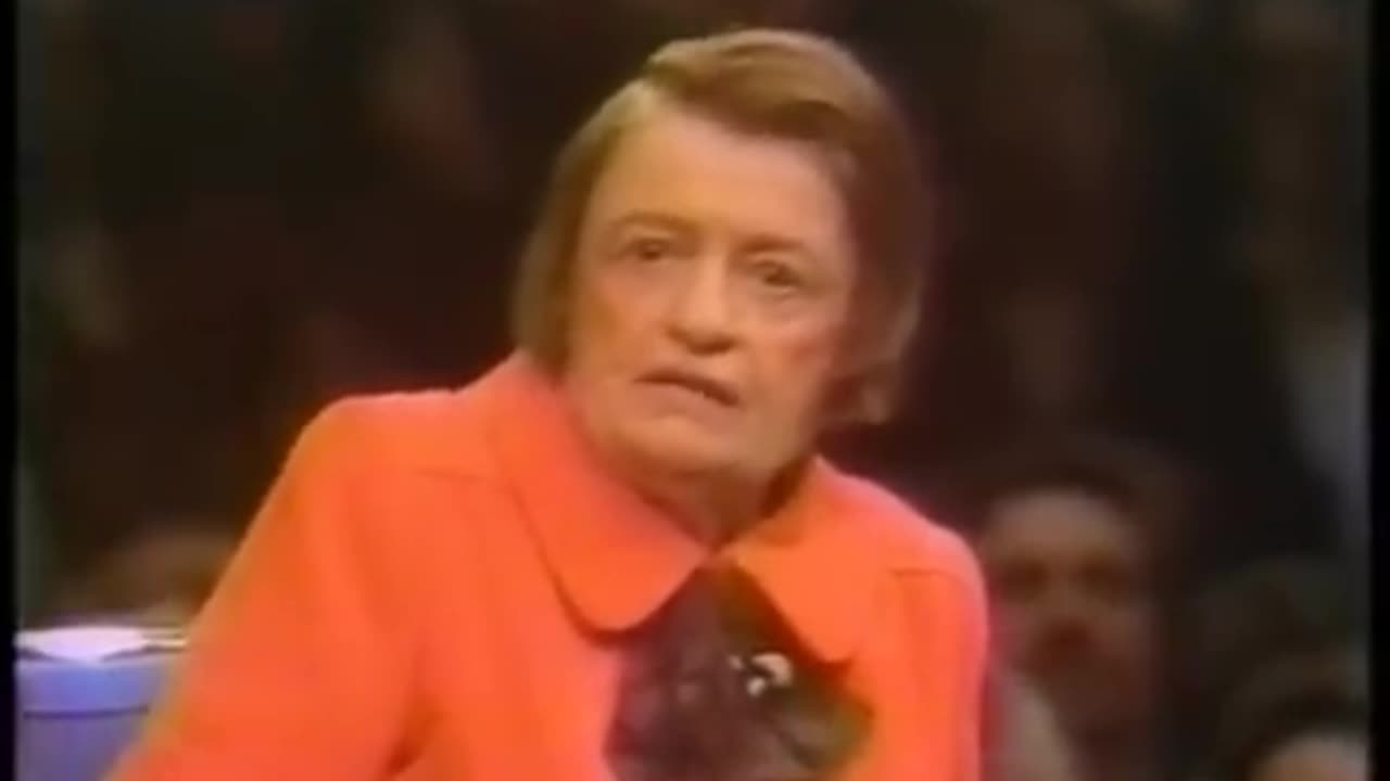 (1979) Ayn Rand discusses Israel and the Middle East on Donahue.