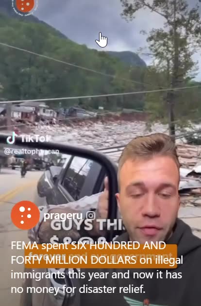 Sorry, $ Spent on Illegals, None Left For Hurricane Victims