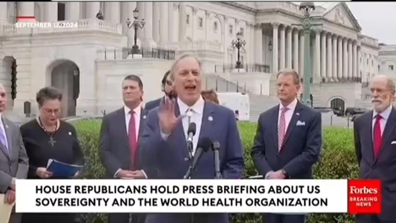 House Republicans about US Sovereignty being given by Biden and Kamala to the WHO and UN