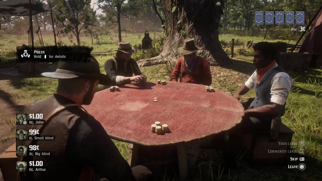 Red Dead Redemption 2 - Sincere game of poker