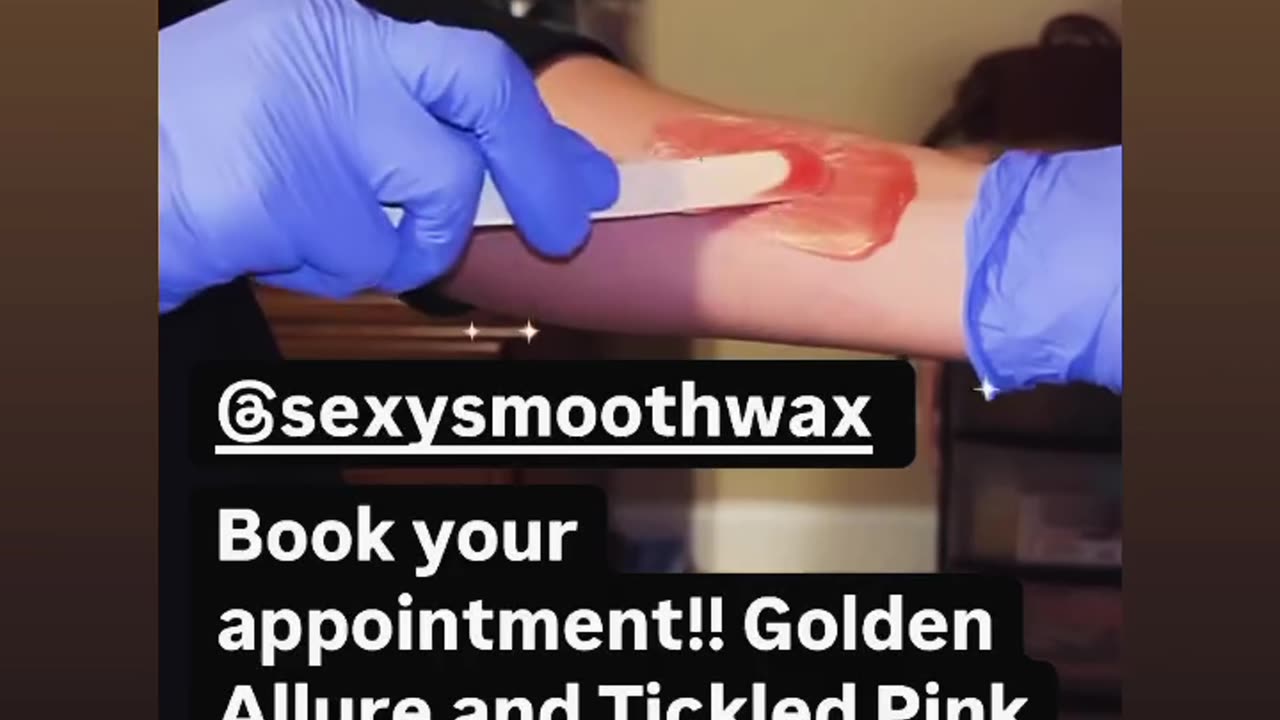 Arm Waxing with Golden Allure + Tickled Pink by @dbellaesthetics