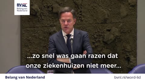 Rutte probeert zijn misdaden goed te praten