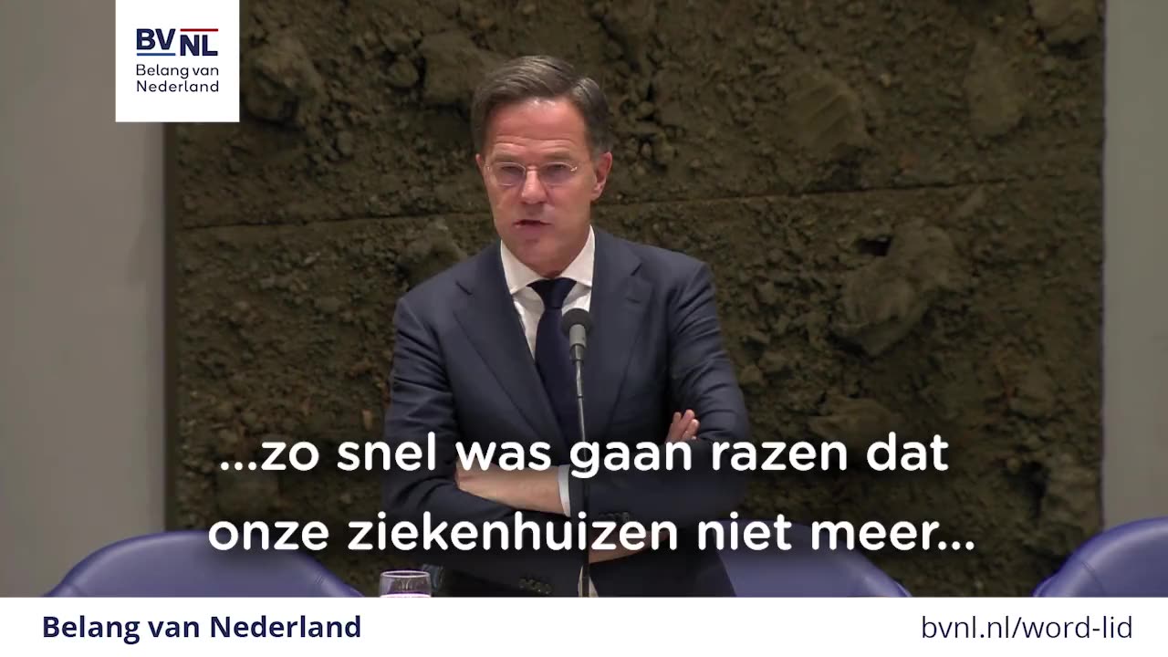 Rutte probeert zijn misdaden goed te praten