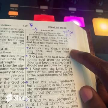 chosen ones psalm 30_2 lord my God, i called to you for help, and you healed me!