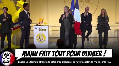 Pour Macron, la France est ISLAMOPHOBE et SEXISTE (bonus Delphine Ernotte LÈCHE ses bottes !)