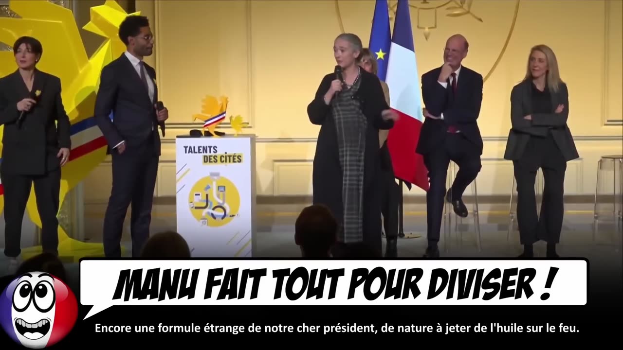 Pour Macron, la France est ISLAMOPHOBE et SEXISTE (bonus Delphine Ernotte LÈCHE ses bottes !)