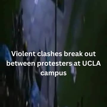 Violence erupted at the University of California,