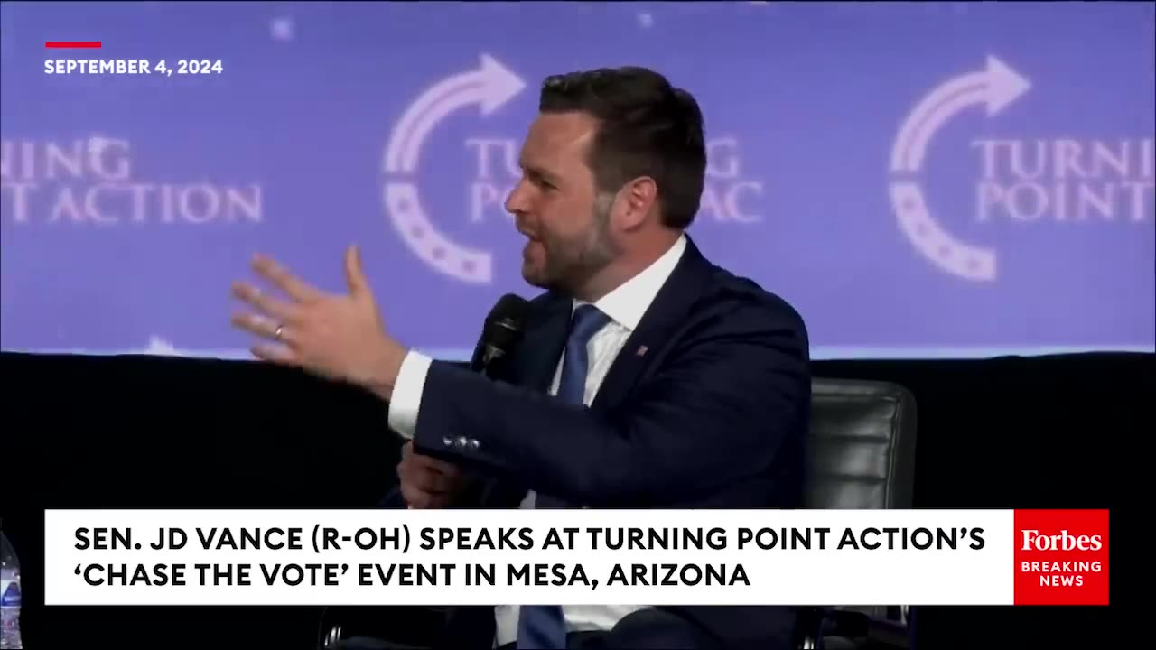 'She Is A Disaster'_ JD Vance Tears Into Kamala Harris At Arizona Event