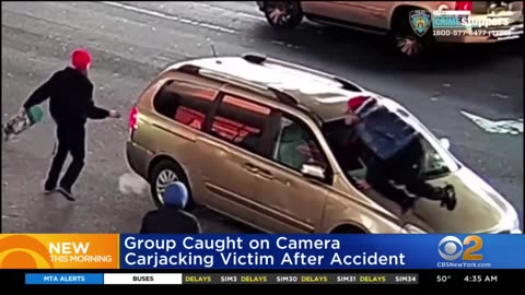 Violent carjacking caught on video