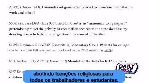 Legislação Vacs Nova Iorque