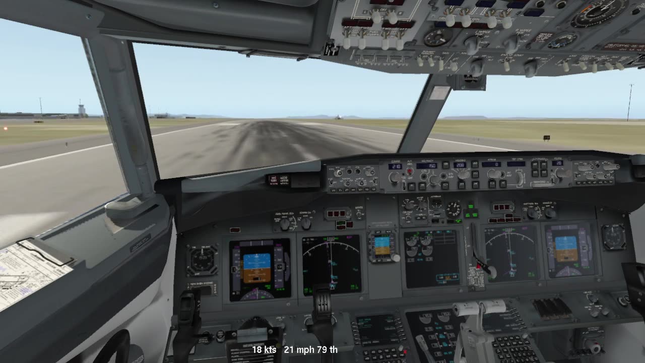 the Boeing x737-800BBJ - Xplane 11 - a few TNGS on Great Falls MT