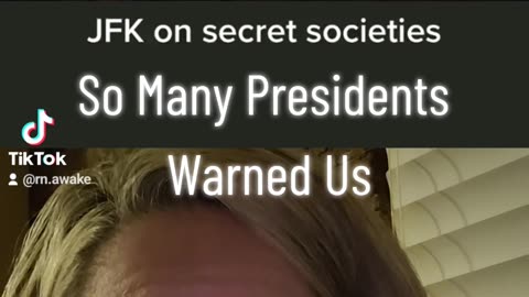 Many Presidents Warned Us