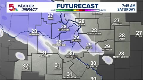 St. Louis snow forecast Saturday: Here's what to expect and when