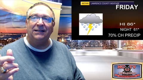 NCTV45 LAWRENCE COUNTY 45 WEATHER THURSDAY MAY 2 2024