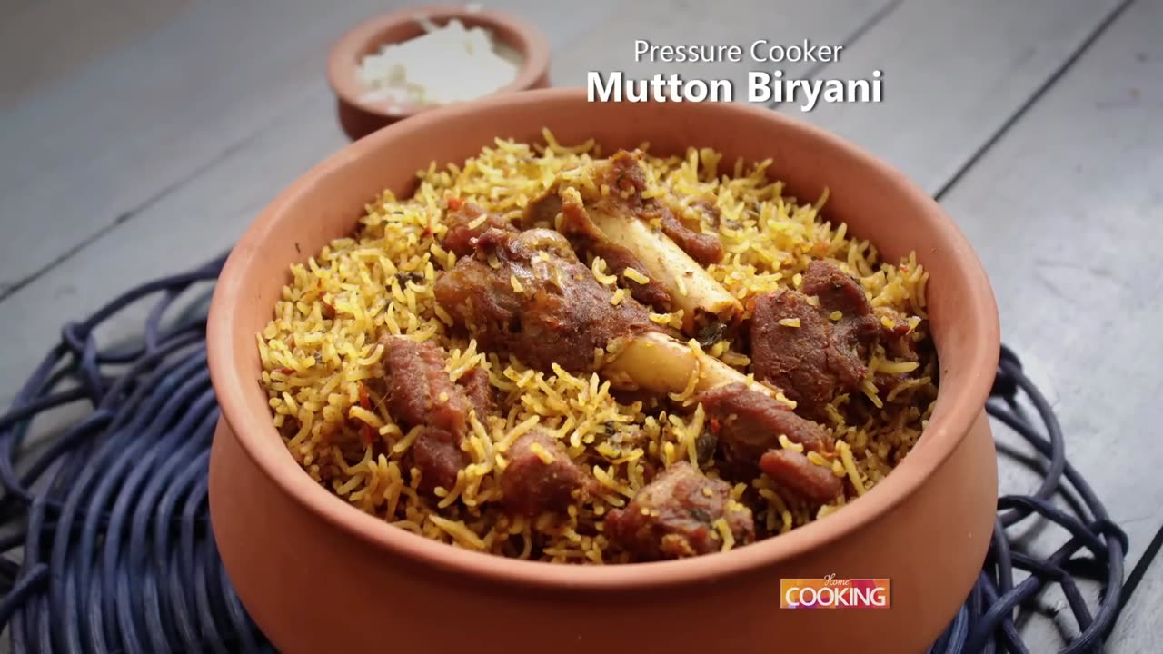 Mutton Biryani | Pressure Cooker Mutton Biryani | Mutton Recipes | Biryani | Home Cooking