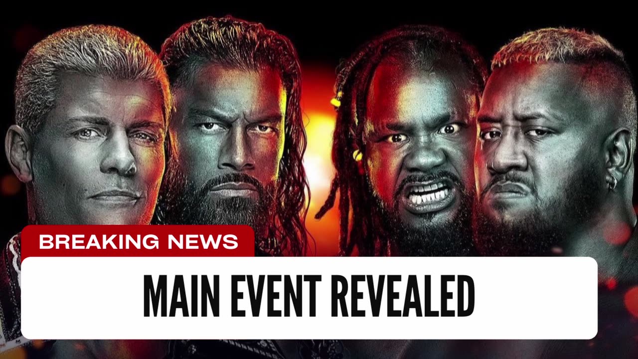 WWE Bad Blood Main Event Revealed