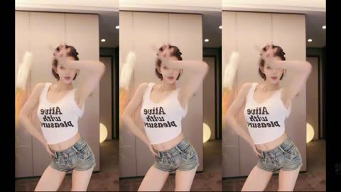 Youthful life Beauty hot dance Appreciate the good mood