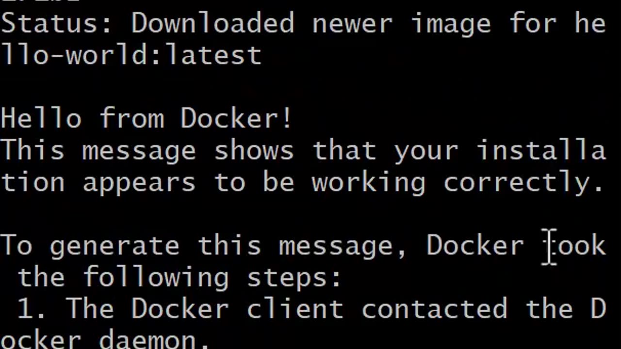 Docker: run nginx test