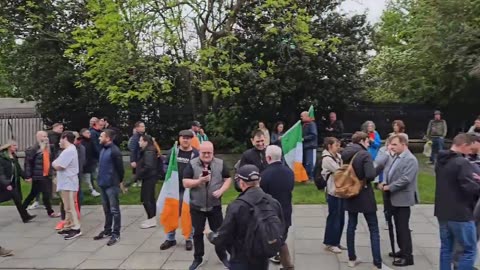 Crowd gathering