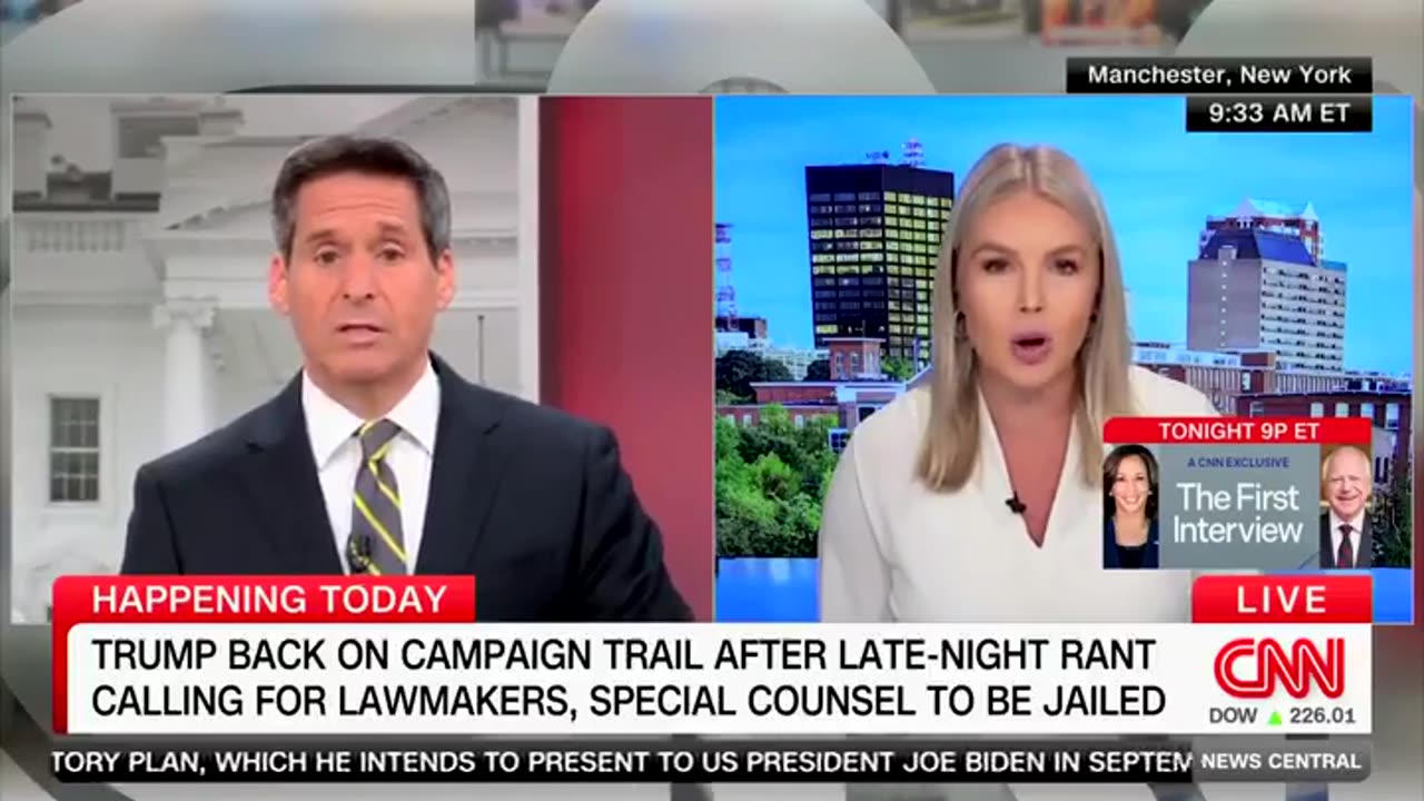 🚨Trump's press secretary turns the tables on CNN when asked about Trump's "Late Night Rant"