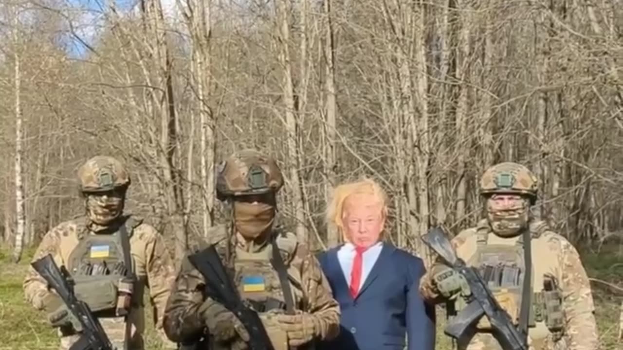 Zelensky's army burns Trump and calls him "traidor"