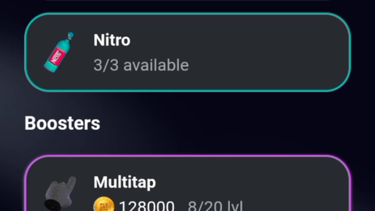 Nothing Coin | Upgrading Boosters And Using Nitro Boost