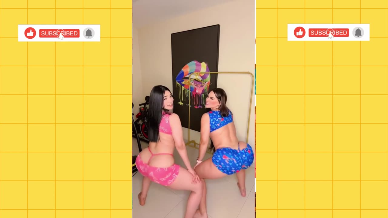 Big bank tiktok challenge 🔥🔥❤️‍🔥ClipchampGirls #twerkmusic #gym #fit #workout