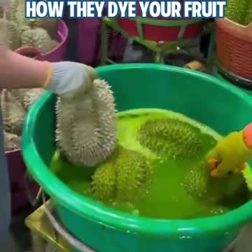 How they die your fruit!