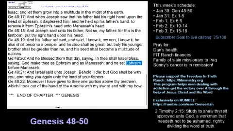 Genesis 48-50