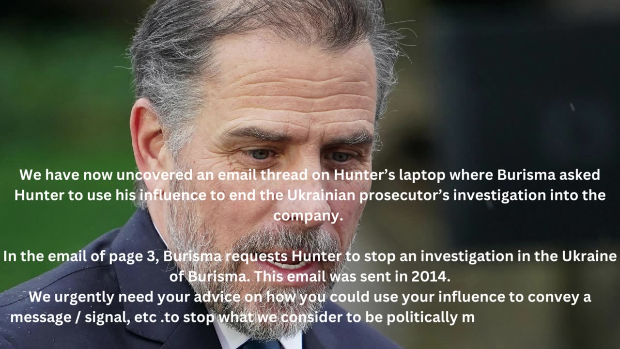 SMOKING GUN – HUNTER BIDEN LAPTOP EXCLUSIVE