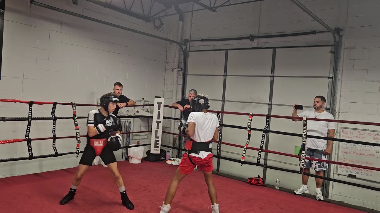 Joey sparring Jacob 2. 8/28/24