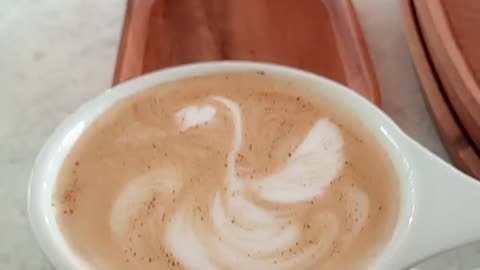 Swan Latte Art 😍☕