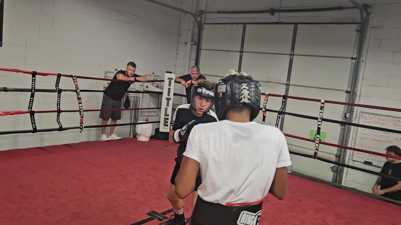 Joey sparring Jacob 4. 8/28/24