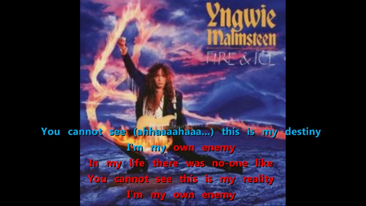 Yngwie Malmsteen - I'm My Own Enemy {karaoke night calling}