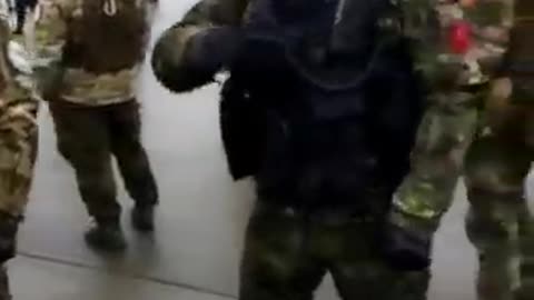Russian Army Dance Class???